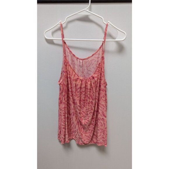 Alfani Intimates Hot Pink Animal Print Sleepwear Tank - Picture 1 of 2
